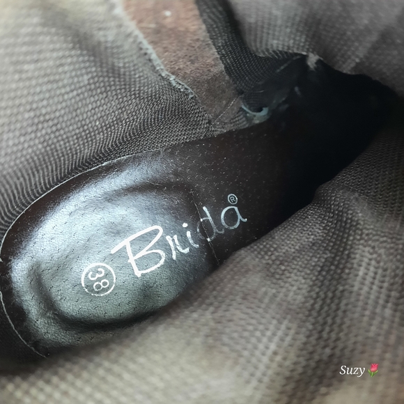 High Heel Platform Ankle Booties Faux Crocodile - Picture 5 of 7